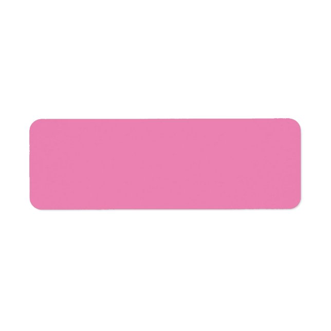 Return Address Label (Front)