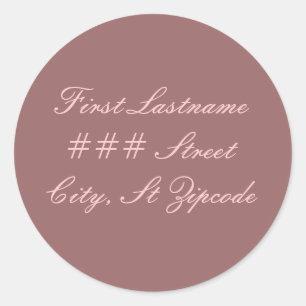 return address label