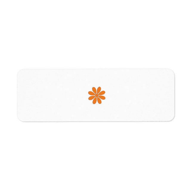 Return Address Label (Front)