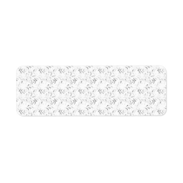 Return Address Label (Front)