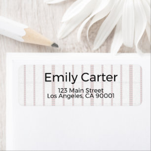 Return Address Label