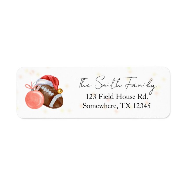 Return Address Label (Front)