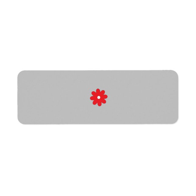 Return Address Label (Front)