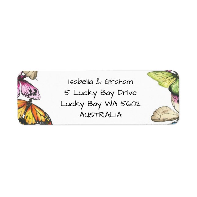 Return Address Label (Front)