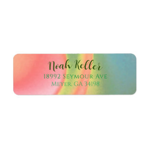Return Address Label