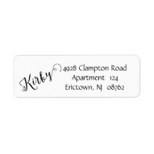 Return Address Label