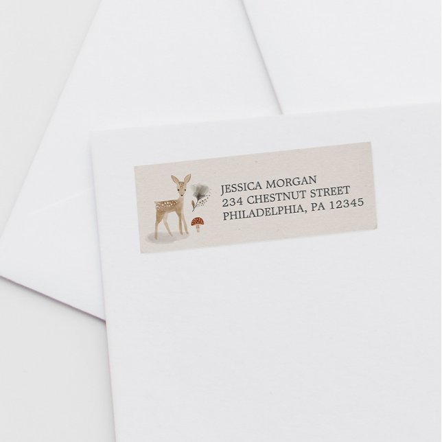 Return Address Label Boho Woodland (Creator Uploaded)