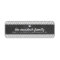 RETURN ADDRESS LABEL chevron pattern stripe grey