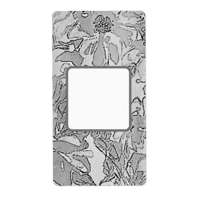 Return Address Label FLOWER ART AND DESIGN (Front)