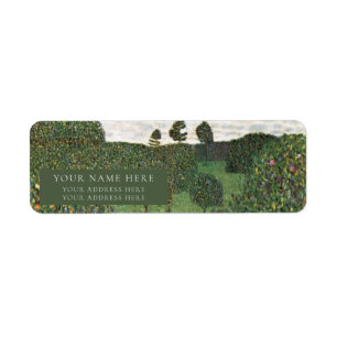 RETURN ADDRESS LABEL : GUSTAV KLIMT