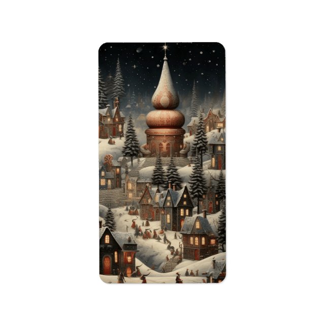 Return Address Label – "Holidays" (Front)