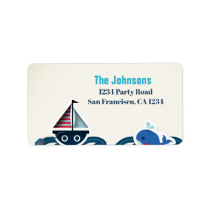 Return Address Label Nautical