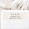 Return Address Label | Neutral Ivory Mail Sticker