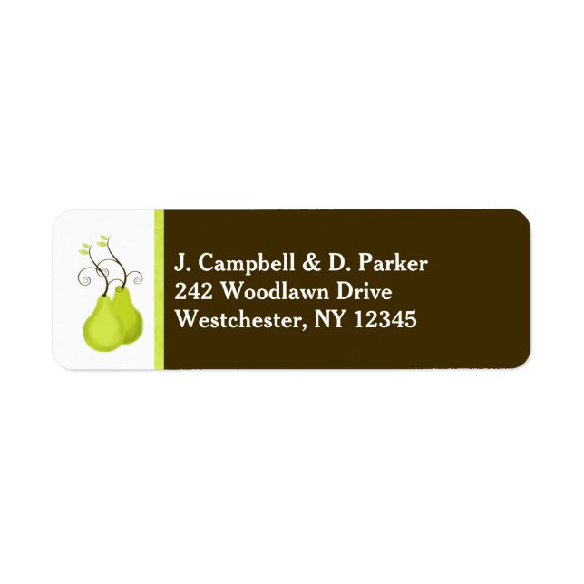 Return Address Label | Perfect Pair (Front)