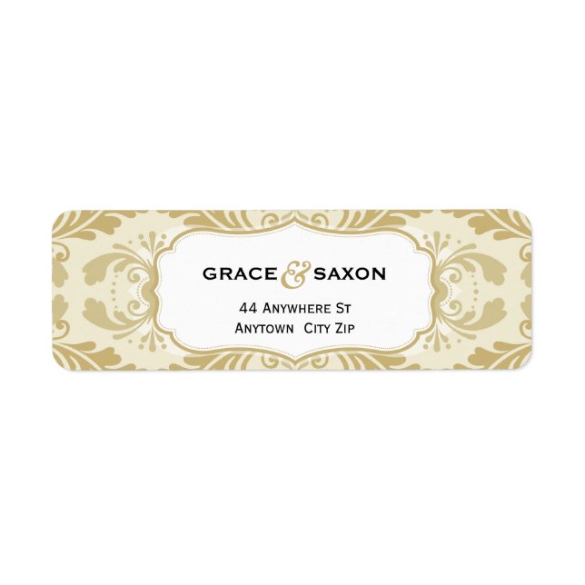 RETURN ADDRESS LABEL :: savvy 3L (Front)