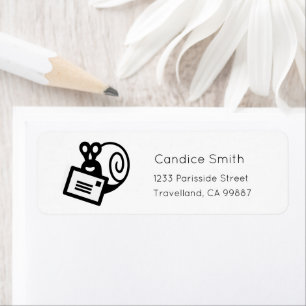 Return Address Label, Snail Label
