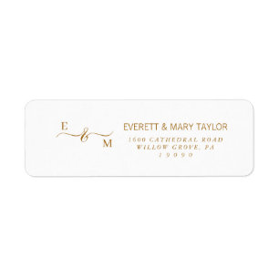 Return address label-Title stickers.