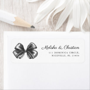 Return Address Label Wedding.