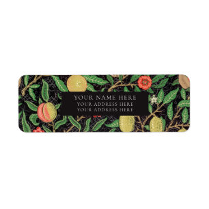 RETURN ADDRESS LABEL : WILLIAM MORRIS 