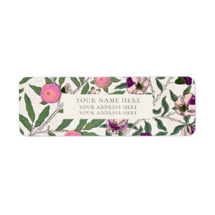 RETURN ADDRESS LABEL : WILLIAM MORRIS 