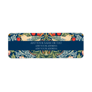 RETURN ADDRESS LABEL : WILLIAM MORRIS