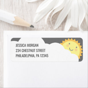 Return Address Label You Are My Sunshine