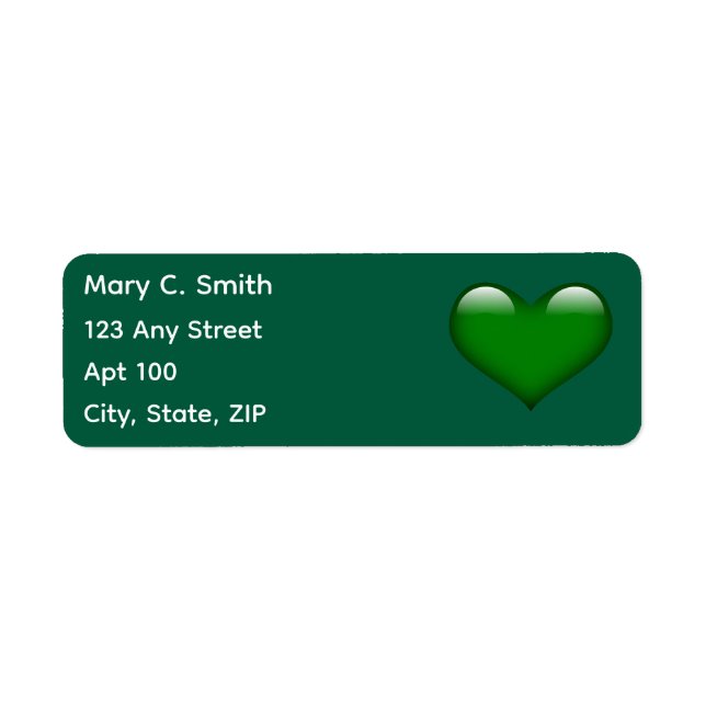 Return Address Labels (Front)
