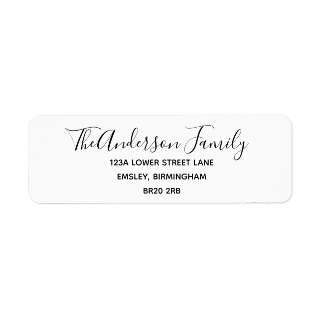 Return Address Labels - Blooming Elegant (Front)
