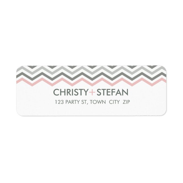 RETURN ADDRESS LABELS :: chevron1 2 (Front)