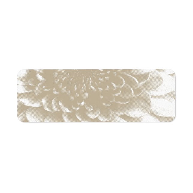Return Address Labels | Elegant Floral Design (Front)