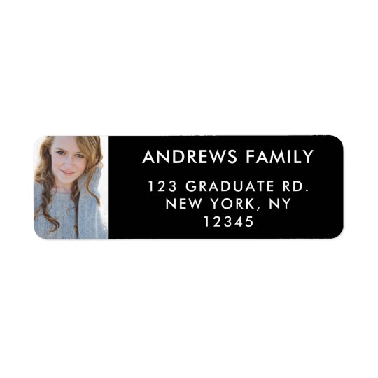 Return Address Labels | Graduate Photo Custom
