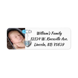 Return Address Labels - It's A Boy