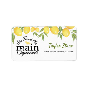 Return Address Labels Lemon