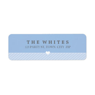 RETURN ADDRESS LABELS :: lovely type 5