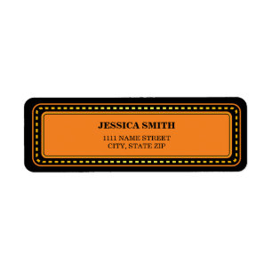 Return Address Labels   Personalised Create