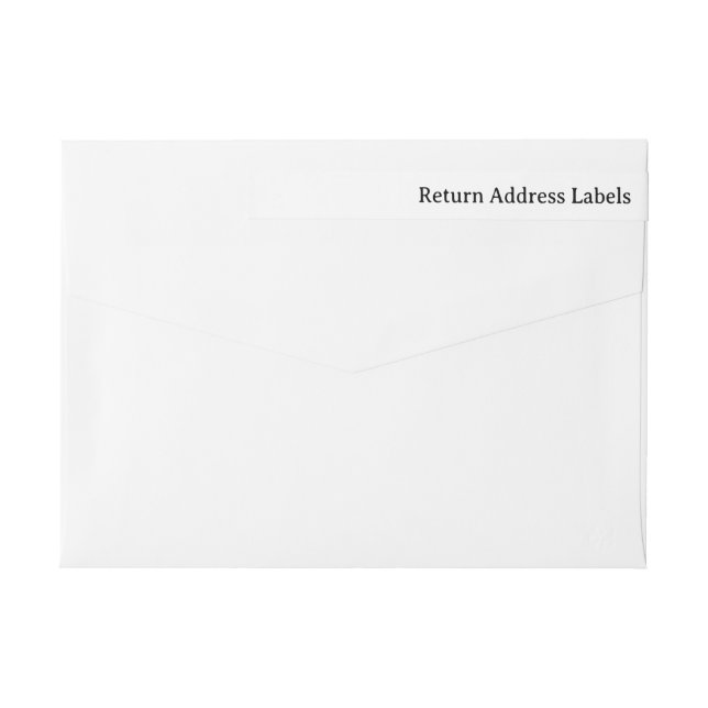 Return Address Labels Slim (Back)