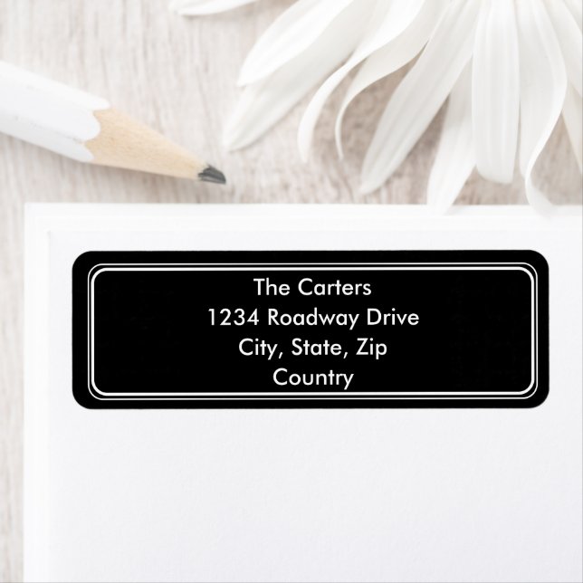 Return Address Labels - Wedding Invite  Stationary (Insitu)