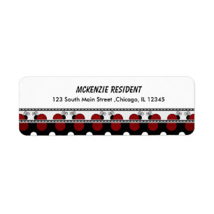 Return Address Lady Bug