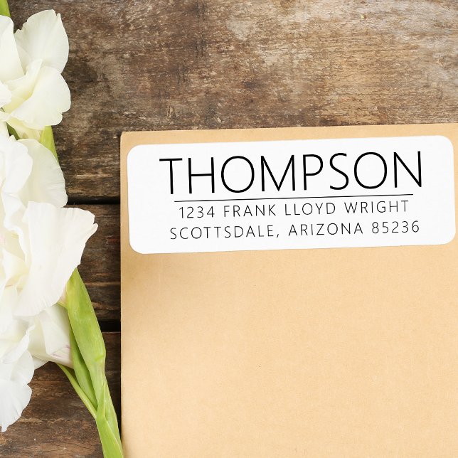 Return Address Minimalist Modern Wedding Custom (Creator Uploaded)