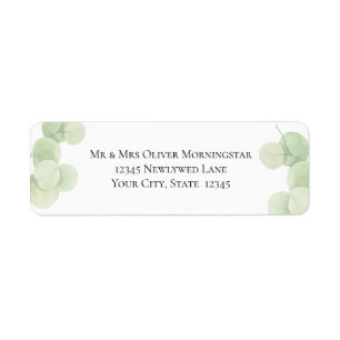 RETURN ADDRESS Modern Springtime Eucalyptus