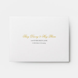 Return Address RSVP Envelope
