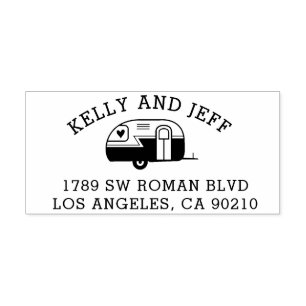 Return Address Stamp, camper address stamp