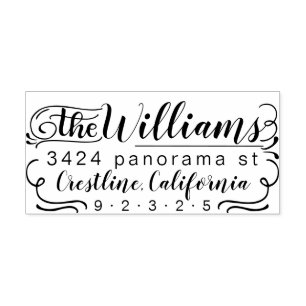 Return address stamp classic HowJoyful style