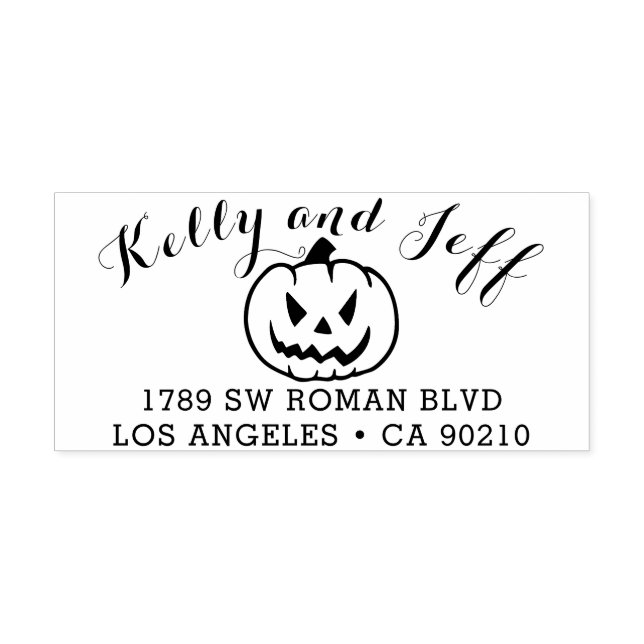 Return address stamp Halloween (Design)