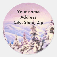 Return Address Sticker