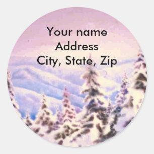 Return Address Sticker