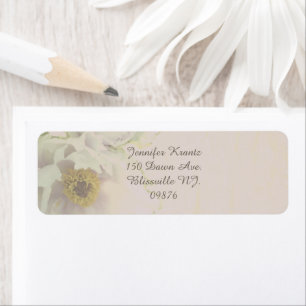 Return Address Wedding Peony Mauve