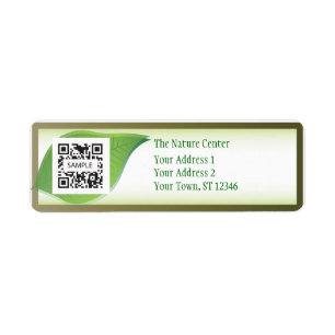 Return Label Template Nature Centre