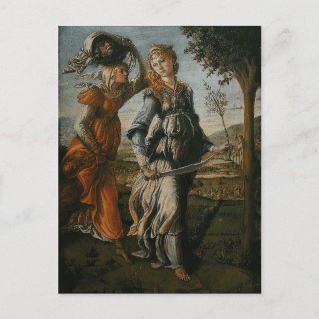 Return of Judith to Bethulia by Botticelli Postcard (Front)
