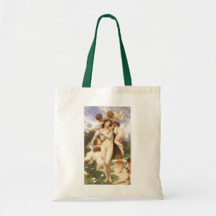 Return of Spring (Le Printemps) by Bouguereau Tote Bag